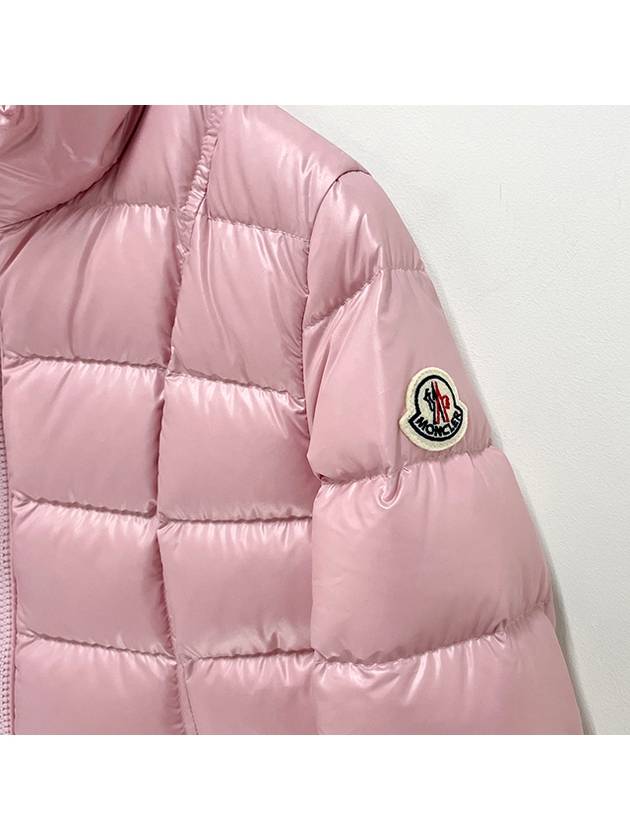 Kids Logo Patch AINAY Down Padded Jacket 12Y 14Y Pink 1A00007 595ZJ 501 - MONCLER - BALAAN 3