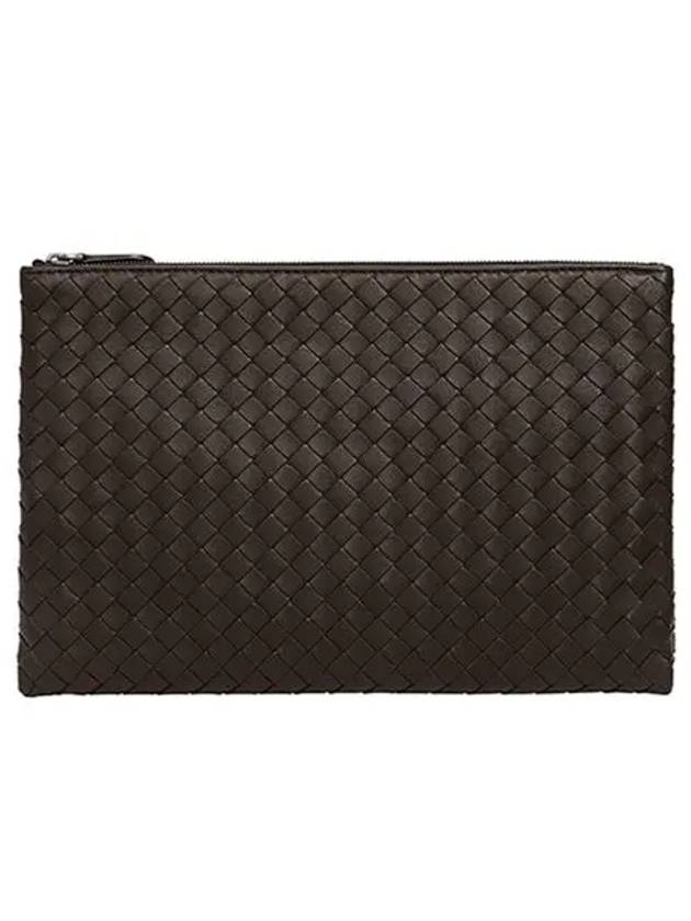 Intrecciato Clutch Bag Brown - BOTTEGA VENETA - BALAAN 6