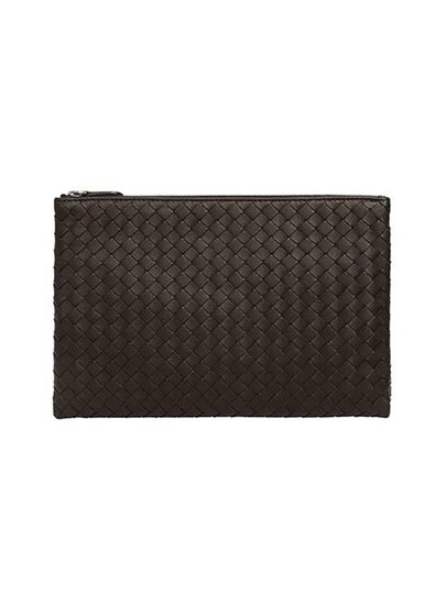 Intrecciato Clutch Bag Brown - BOTTEGA VENETA - BALAAN 2