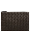 Intrecciato Clutch Bag Brown - BOTTEGA VENETA - BALAAN 2