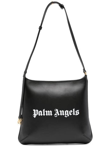 Palm Angels Logo Leather Giorgina Large Bags - PALM ANGELS - BALAAN 1