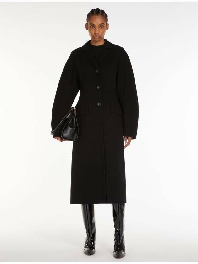 Evelyn Wool Single Coat Black - MAX MARA - BALAAN 3