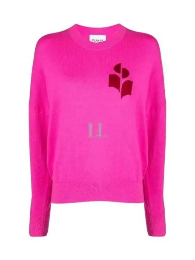 Marisans Logo Knit Top Pink - ISABEL MARANT - BALAAN 2