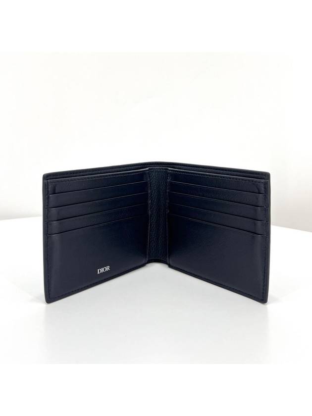 Logo Men s Bicycle Wallet Navy - DIOR - BALAAN 6