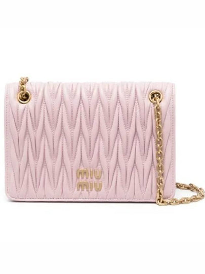 Matelasse Nappa Leather Mini Bag Pink - MIU MIU - BALAAN 2