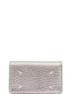 Stitched Leather Card Wallet Silver - MAISON MARGIELA - BALAAN 2