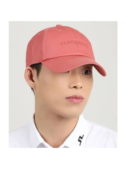 hat Elijah Cotton logo Cap FMAC10287 E192 men's Elijah cotton logo cap - J.LINDEBERG - BALAAN 1