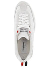 Fine Kid Suede Tech Runner White - THOM BROWNE - BALAAN 5