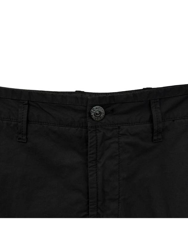 Wappen Cargo Bermuda Shorts Black - STONE ISLAND - BALAAN 5