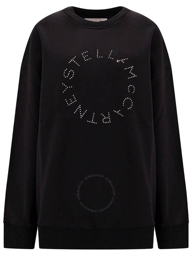 23 fw SUSTAINABLE Cotton Sweatshirt WITH FRONTAL LOGO 6J02063SPX371000 B0650288527 - STELLA MCCARTNEY - BALAAN 2