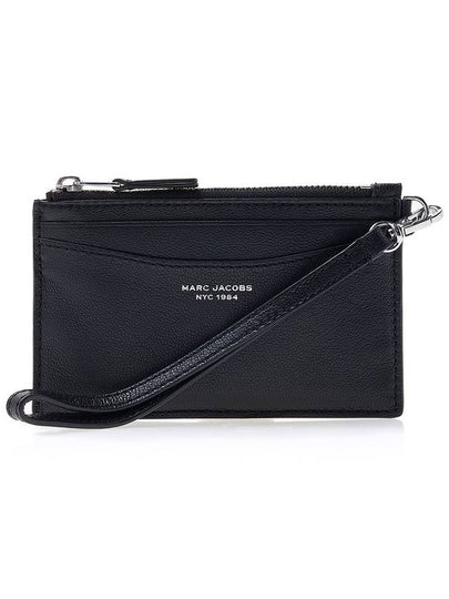 The Slim 84 Top Zip Wristlet Card Wallet Black - MARC JACOBS - BALAAN 2