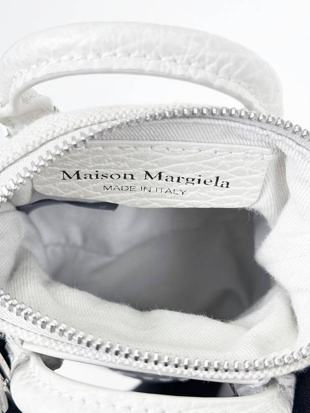 Maison Margiela White 5AC Micro Mini Baby Chain Shoulder Bag Crossbag 4VMMB30353 - MAISON MARGIELA - BALAAN 6