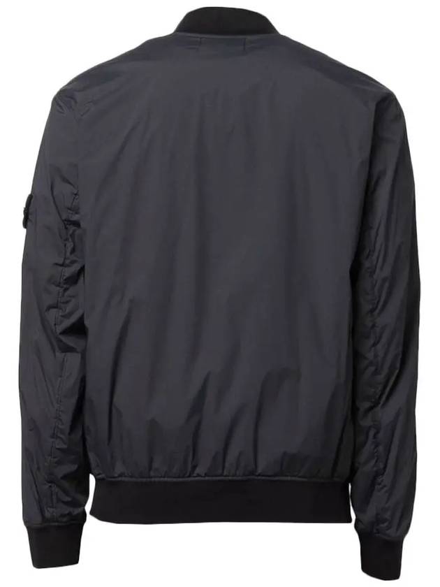 Skin Touch Nylon Garment Dyed Bomber Jacket Navy - STONE ISLAND - BALAAN 4