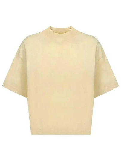 Logo Crew Neck Short Sleeve T-Shirt Yellow - ACNE STUDIOS - BALAAN 2