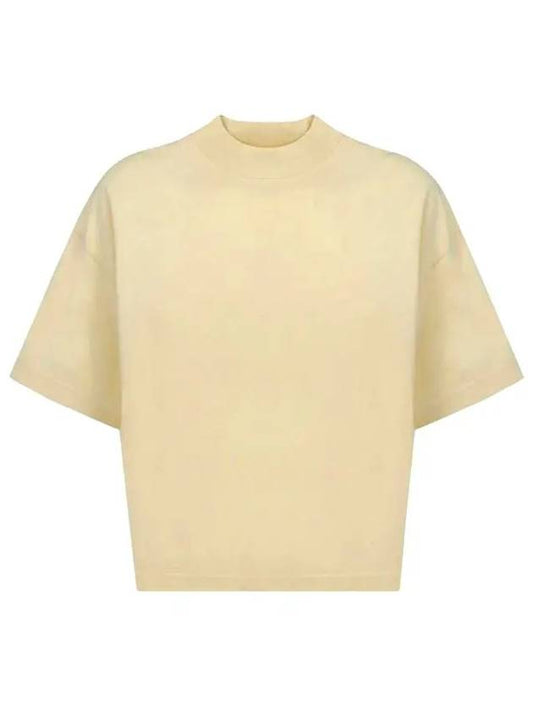 Studios Emirka Crop Short Sleeve T-Shirt Light Beige - ACNE STUDIOS - BALAAN.