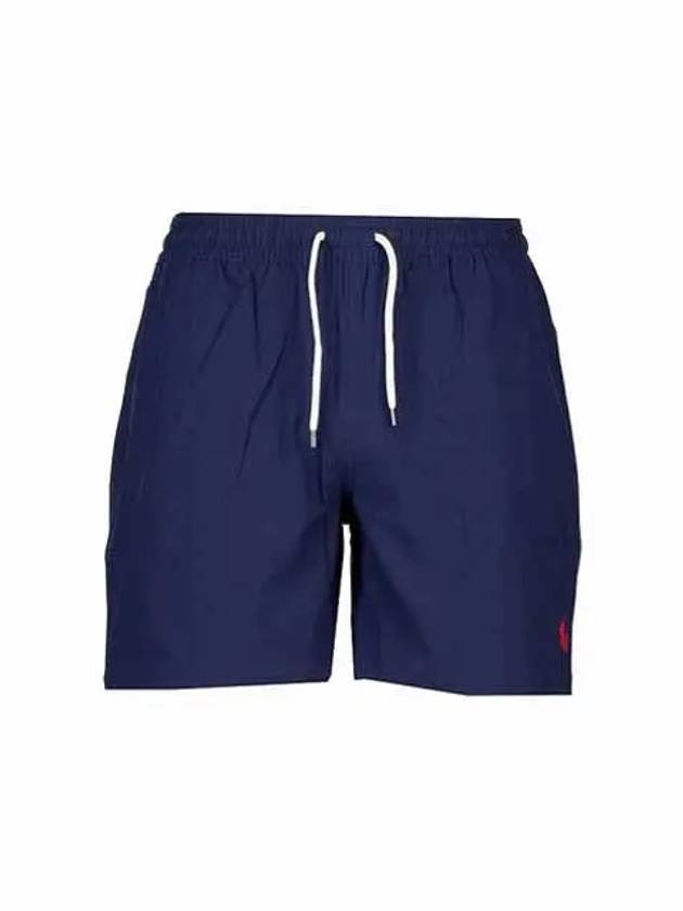 Red Pony Logo Traveler Swim Shorts Navy - POLO RALPH LAUREN - BALAAN.