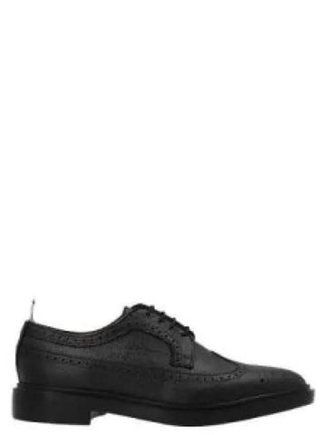 Classic Long Wing Brogue Derby Shoes Black MFD002H00198001 1294499 - THOM BROWNE - BALAAN 1