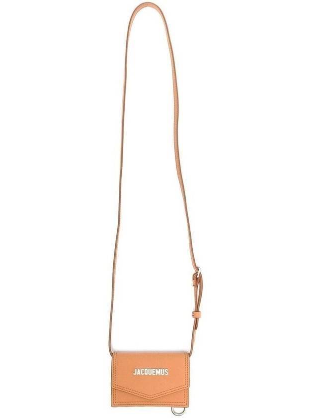 Le Porte Azur Envelope Neck Pouch Bag Light Brown - JACQUEMUS - BALAAN 1