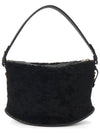 Pin Swing Teddy Shoulder Bag Black - DELVAUX - BALAAN 4