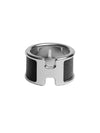 Olympe Ring Black Silver - HERMES - BALAAN 1