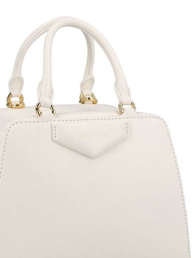 Antigona Cube Leather Mini Bag White - GIVENCHY - BALAAN 5