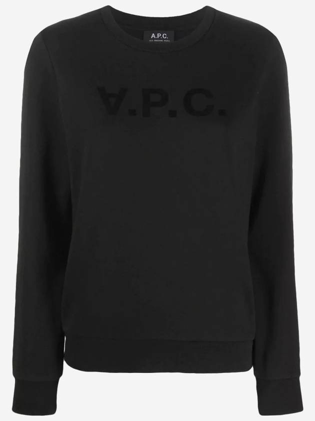 VPC Logo Sweatshirt Black - A.P.C. - BALAAN 2