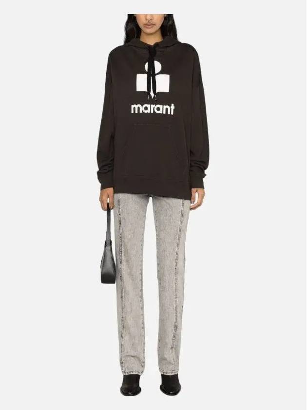 Women's Mansell Logo Hooded Sweatshirt SW0001FA B1M12E FKEC - ISABEL MARANT - BALAAN 2