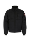 Lodge Down Short Padding Jacket Black - CANADA GOOSE - BALAAN 1