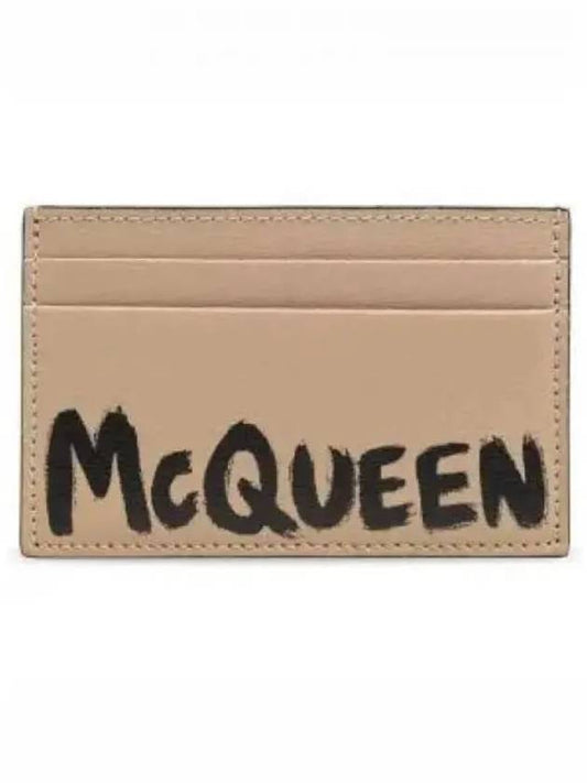 logo print leather card holder 7362301AATG - ALEXANDER MCQUEEN - BALAAN 2