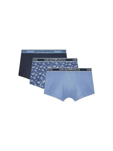 UNDERWEAR Online Exclusive Men s Line Logo Banding Easy Draw 3PACK Blue 271740 - EMPORIO ARMANI - BALAAN 1