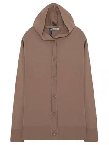 Pordoi wool hooded cardigan women - MAX MARA - BALAAN 1