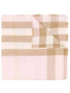 Check Cashmere Scarf Light Pink - BURBERRY - BALAAN 3