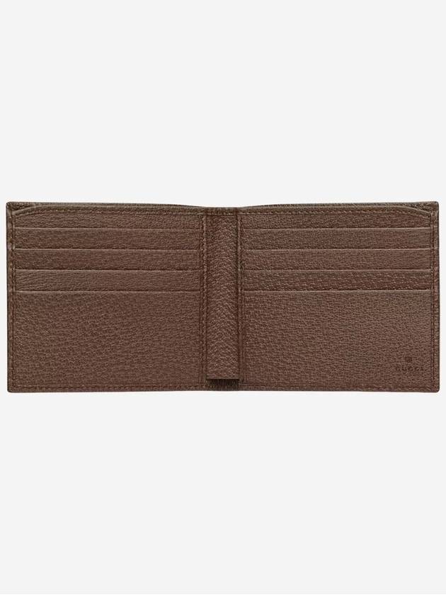 Ophidia GG Half Wallet Beige Ebony - GUCCI - BALAAN 3