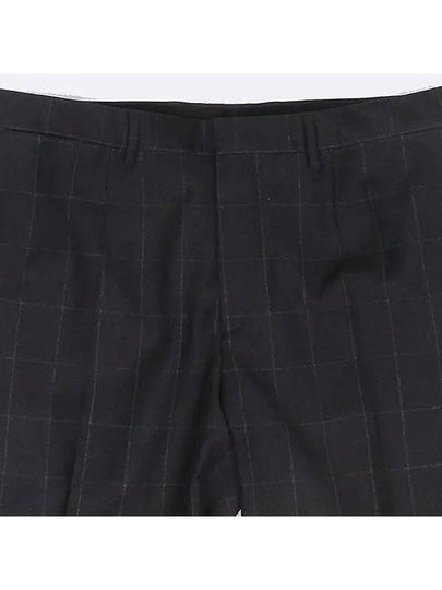 Armani Gray Color Check Pattern 100 Virgin Wool Men s Suit Pants 50 - GIORGIO ARMANI - BALAAN 2