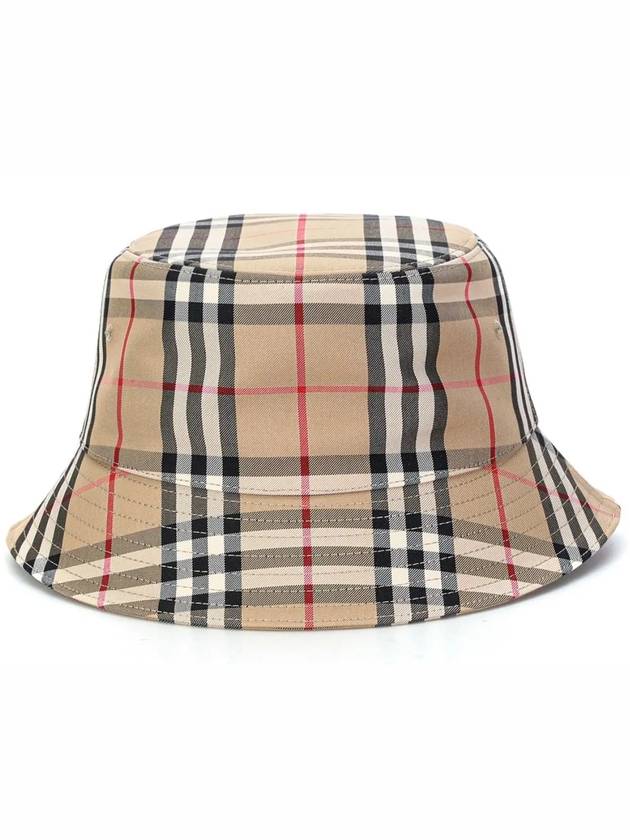 Vintage Check Technical Bucket Hat Beige - BURBERRY - BALAAN 3