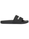 Logo Slippers Black - BALENCIAGA - BALAAN 4