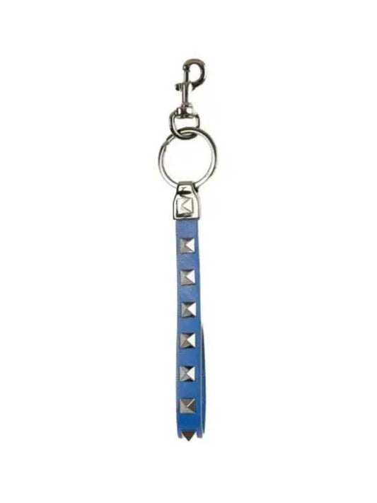 Rockstud Key Ring Blue - VALENTINO - BALAAN 2