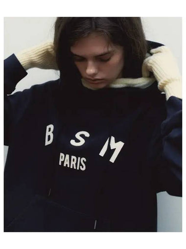 BSM PATCH LOGO HOODY NAVY - BENSIMON - BALAAN 1