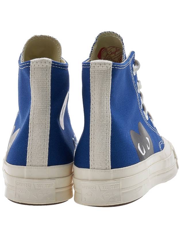 Play New Big Heart Chuck 70 High Low Top Sneakers P1 AZ K122 2 Blue - COMME DES GARCONS - BALAAN 5