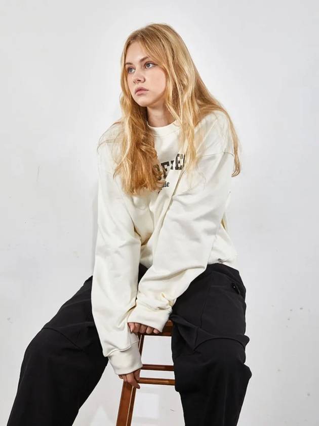 Graffiti Sweatshirt Sweatshirt Ivory - VOYONN - BALAAN 10