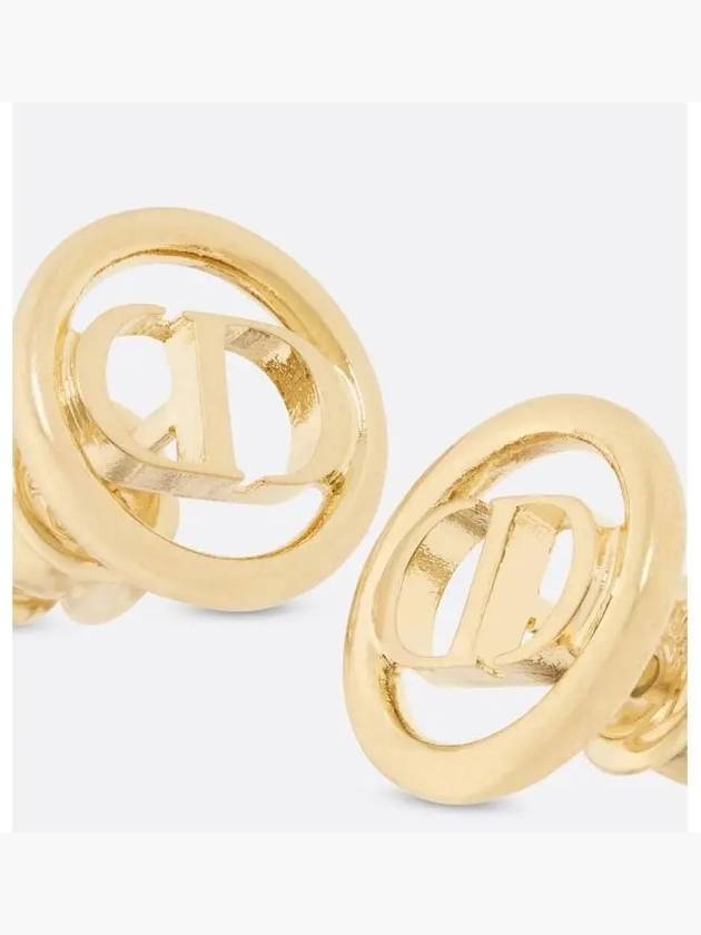 30 Montaigne Stud Earrings Gold - DIOR - BALAAN 5