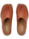 Tabi Babouche Leather Slippers Brown - MAISON MARGIELA - BALAAN 7