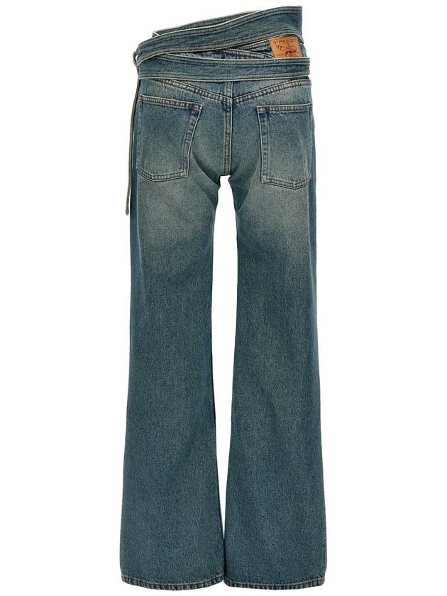 Y/Project 'Wrap Belt' Jeans - Y/PROJECT - BALAAN 2