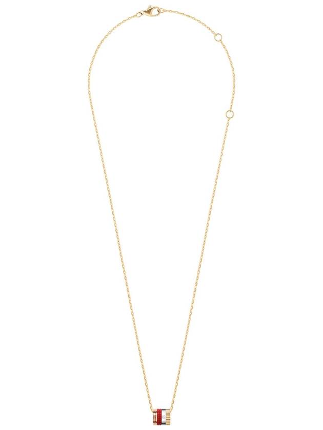 Quatre Red Diamond Necklace Gold - BOUCHERON - BALAAN 3