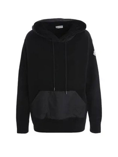 9A00001 M1127 999 Black Women Hoodies - MONCLER - BALAAN 2