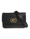 Pegasus Chevron Shoulder Bag Black 1N385 7697 1 - ETRO - BALAAN 1