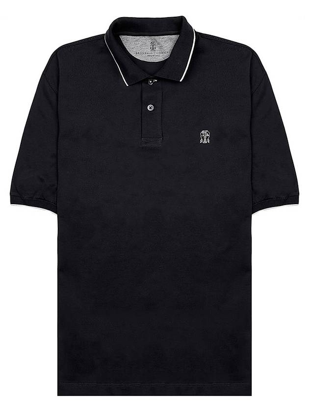 logo embroidered polo shirt M0B139779GCNH72 - BRUNELLO CUCINELLI - BALAAN 10