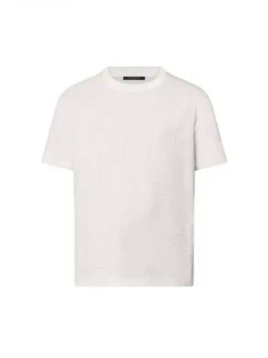 Monogram Embroidered Cotton T Shirt 1AFYDE - LOUIS VUITTON - BALAAN 1