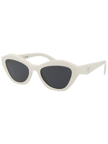 Eyewear Logo Sunglasses White - PRADA - BALAAN 1