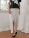 Women's HLine Skirt White JERY - TINA BLOSSOM - BALAAN 2